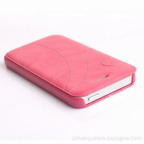 Flip PU Leather Mobile Phone Case for iPhone 5, Various Colors are Available